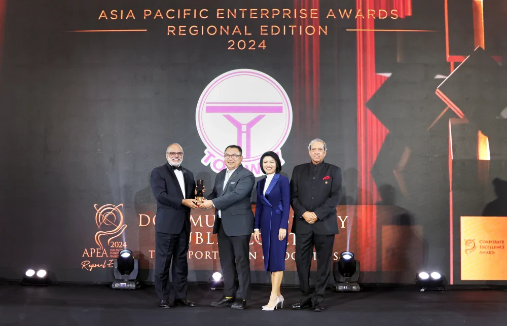 DMT รับรางวัล Corporate Excellence Award ระดับภูมิภาค Asia Pacific